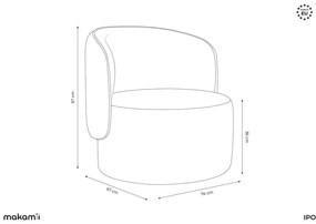 Morski fotel Ipo – Makamii