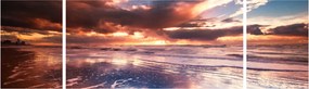 Obraz - Wieczorna plaża (170x50 cm)