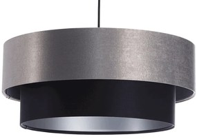 Szaro-czarna podwójna lampa wisząca - S414 K8-C19