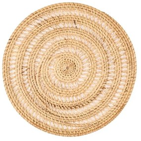 Rattanowa mata stołowa ø 36 cm – Tiseco Home Studio