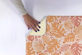 Dywanik antypoślizgowy do łazienki Dywanik antypoślizgowy do łazienki Liście Monstera wzór