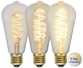 Żarówka filamentowa LED ze ściemniaczem o ciepłej barwie z gwintem E27, 4 W Spiral Filament – Star Trading
