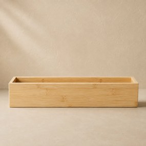 Organizer biurkowy bambusowy, 38 x 8 x 7 cm