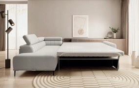 Narożnik GANDI 140 Lewostronny system włoski Salvador 13 Popielaty WERSAL