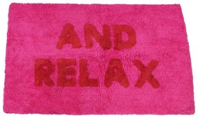 Różowy dywanik łazienkowy 50x80 cm And Relax – Rex London