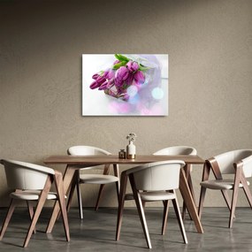 Obraz na szkle - bukiet tulipanów (70x50 cm)