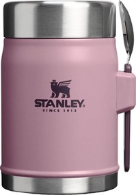 Fioletowy termos na jedzenie ze stali nierdzewnej 400 ml Legendary Food Jar + Spork Purple Smoke – Stanley