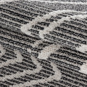 Dywan poliestrowy Berber antracyt 200 cm x 290 cm