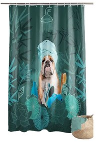 Zasłona prysznicowa 180x200 cm Doggy zen – douceur d'intérieur