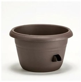 Plastia Siesta Zardina doniczka samonawadniająca 35 cm brązowy, śred. 35 cm