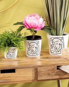 Osłona na doniczkę Face II 12cm