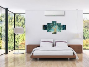 Obraz – Drzewo życia we wszechświecie (125x70 cm)