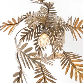 Plafon / Lampy sufitowe vintage duży złoty - Botanica Retro Oswietlenie wewnetrzne