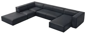 Ciemnoniebieski skórzany narożnik (lewostronny) Madame – Windsor &amp; Co Sofas