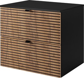 Meble łazienkowe, Czarny Mat, 60 x 57 x 46 cm