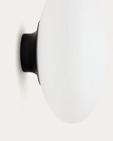 Kinkiet w biało-srebrnym kolorze ø 26 cm Bamila – Kave Home