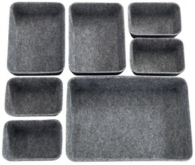 Organizery filcowe do szuflad, 7 sztuk, WENKO