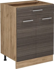 Szafka dolna do kuchni szlachetna szarość 60x46x81.6 r-line