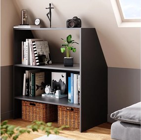 Półka na dach skośny antracyt 90x50x100