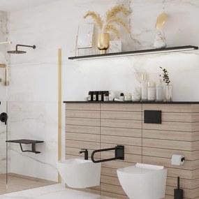 Przycisk spłukujący czarny IPPO