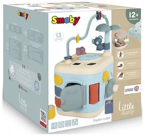 Smoby little sensoryczna kostka aktywności dla dzieci sorter labirynt 13w1