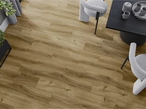Mexen Amsterdam panele winylowe 1240 x 182 mm SPC 6,5 mm, podkład IXPE 1,5 mm, 4 V-Fuga, Dąb - F1042-1240-182-505-4V1-01