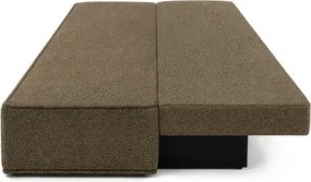 Sofa z Funkcją Spania MAVIA Brązowa Boucle Japandi