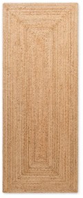 Dwustronny chodnik z juty tkany ręcznie w naturalnym kolorze 80x200 cm Sharmila Natural Brown – Hanse Home