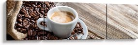 Obraz - Espresso (170x50 cm)