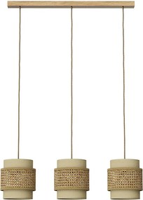 Lampa wisząca 3szt kremowy 70x70x120 morten