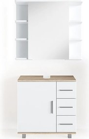 Zestaw mebli łazienkowych sonoma 60x33x60.8 ilias