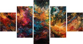 Obraz - Abstrakcja kolorów II. (125x70 cm)