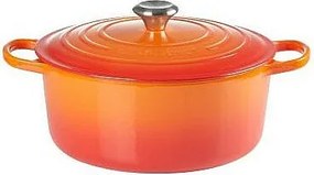 Okrągła kociołek Le Creuset Signature 28cm czerwony do piekarnika
