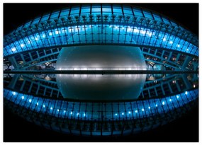 Obraz na szkle - stadion piłkarski (70x50 cm)