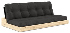 Ciemnoszara rozkładana sofa 196 cm Base – Karup Design