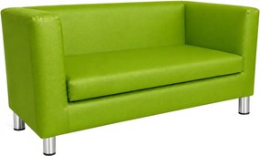 Sofa Monaco : Kolor nogi - Chrom, Kolor tkaniny - EKO-SKÓRA - 5D, Typ tkaniny - Eko-skóra , Wysokość nogi - 15 cm