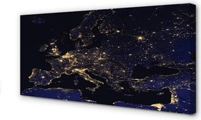 Duży obraz na płótnie Mapa Świata pod Niebem