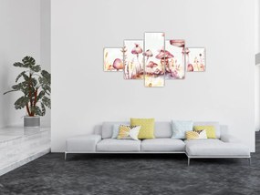 Obraz - Różowa wróżka (125x70 cm)