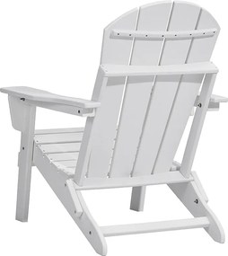 Zestaw Krzeseł Adirondack SucceBuy, Partia 2 Sztuki, Złapane z Plastiku, Wszystkie Pory Roku, Ogień, Biały