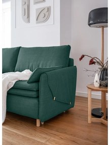 Turkusowa rozkładana sofa 207 cm Simon – Miuform