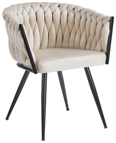 Krzeso Widny z czarnego aksamitu