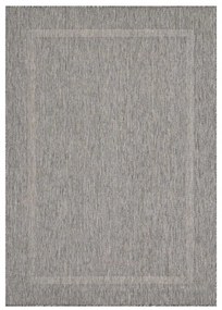 Dywan zewnętrzny Relax ramka szary 240 cm x 340 cm