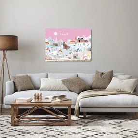 Obraz na szkle - Magiczna zima (70x50 cm)