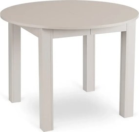 Stół Okrągły Rozkładany JAMES 103-223 cm Kaszmir Japandi