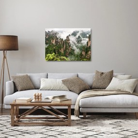 Obraz na szkle - Zhangjiajie National Park, Chiny (70x50 cm)