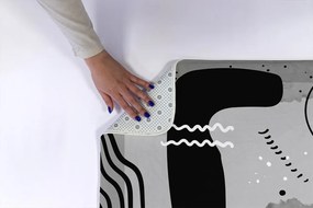 Dywanik łazienkowy Dywanik łazienkowy Geometryczne wzory