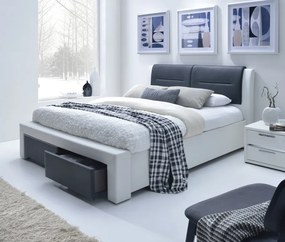 Łóżko z zagłówkiem i szufladami Cassandra S 160