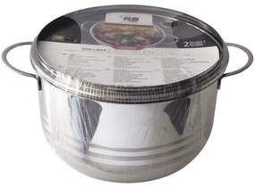 Elo 22224 Basic Garnek ze stali nierdzewnejBrillant 24 cm, 5,4 l, 5,4 l