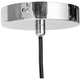 Szara lampa wisząca ze szklanym kloszem ø 22 cm Adar – Bloomingville