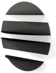 Czarne metalowe półki zestaw 4 szt. 76 cm Solis – Umbra